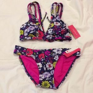 NWT floral print bikini